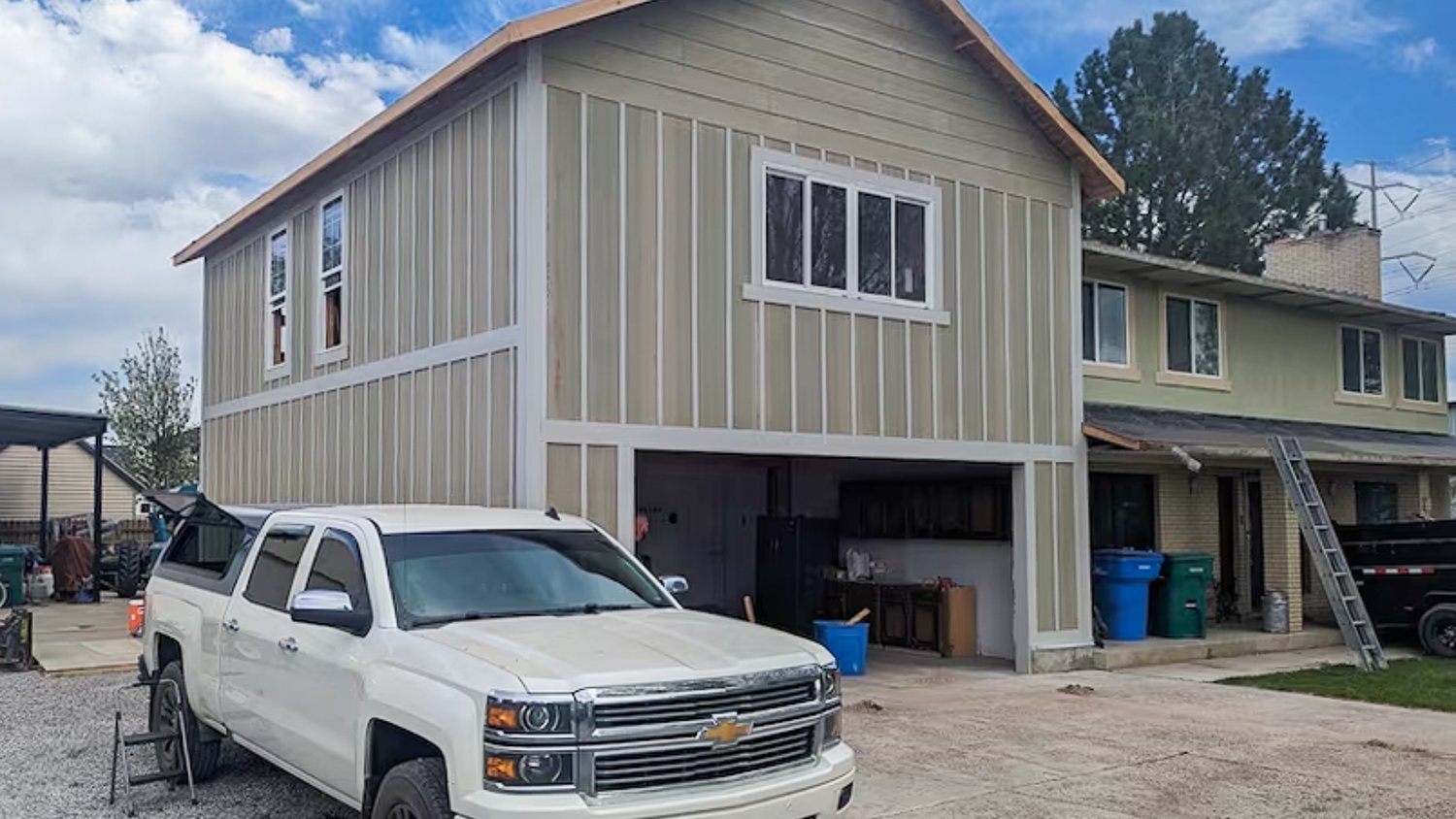 Garage-under-construction